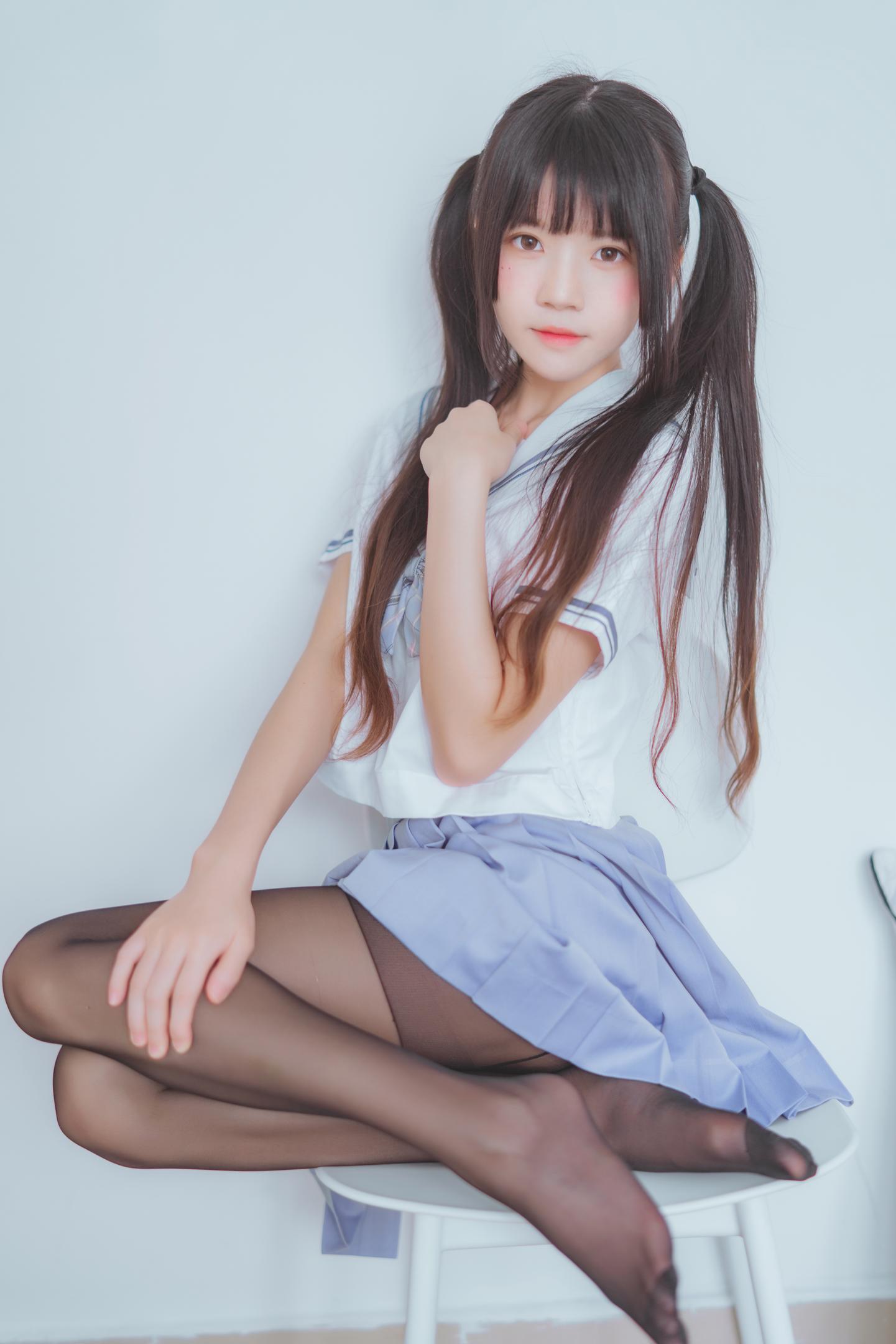 桜桃喵 NO.062 桜桃未熟2 黑丝校服 13