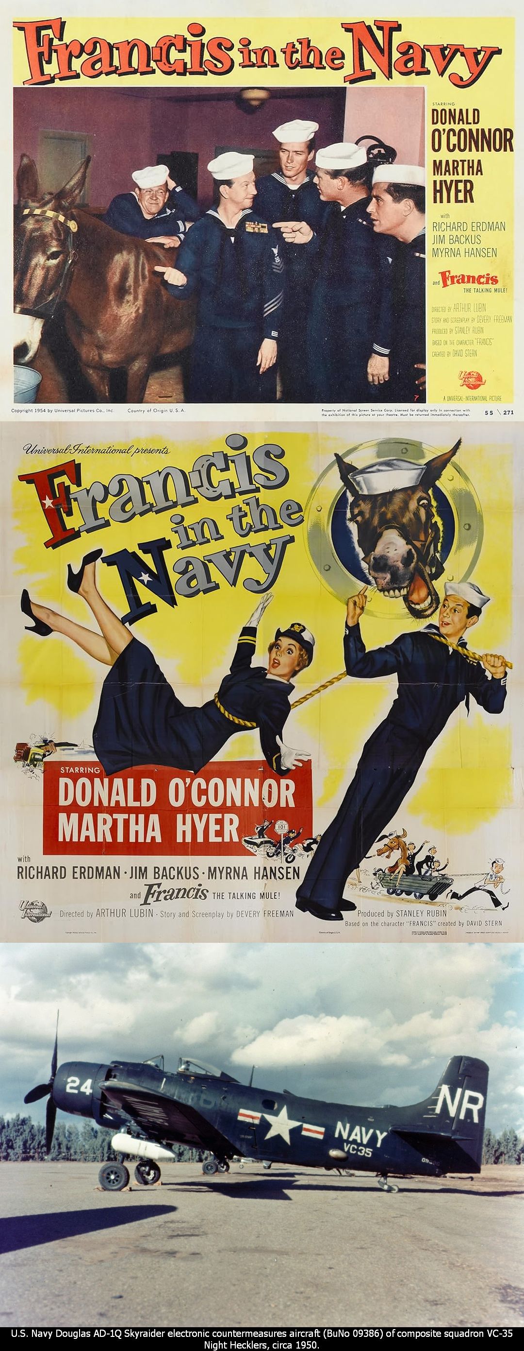 [Image: FRANCIS-IN-THE-NAVY-1955.jpg]