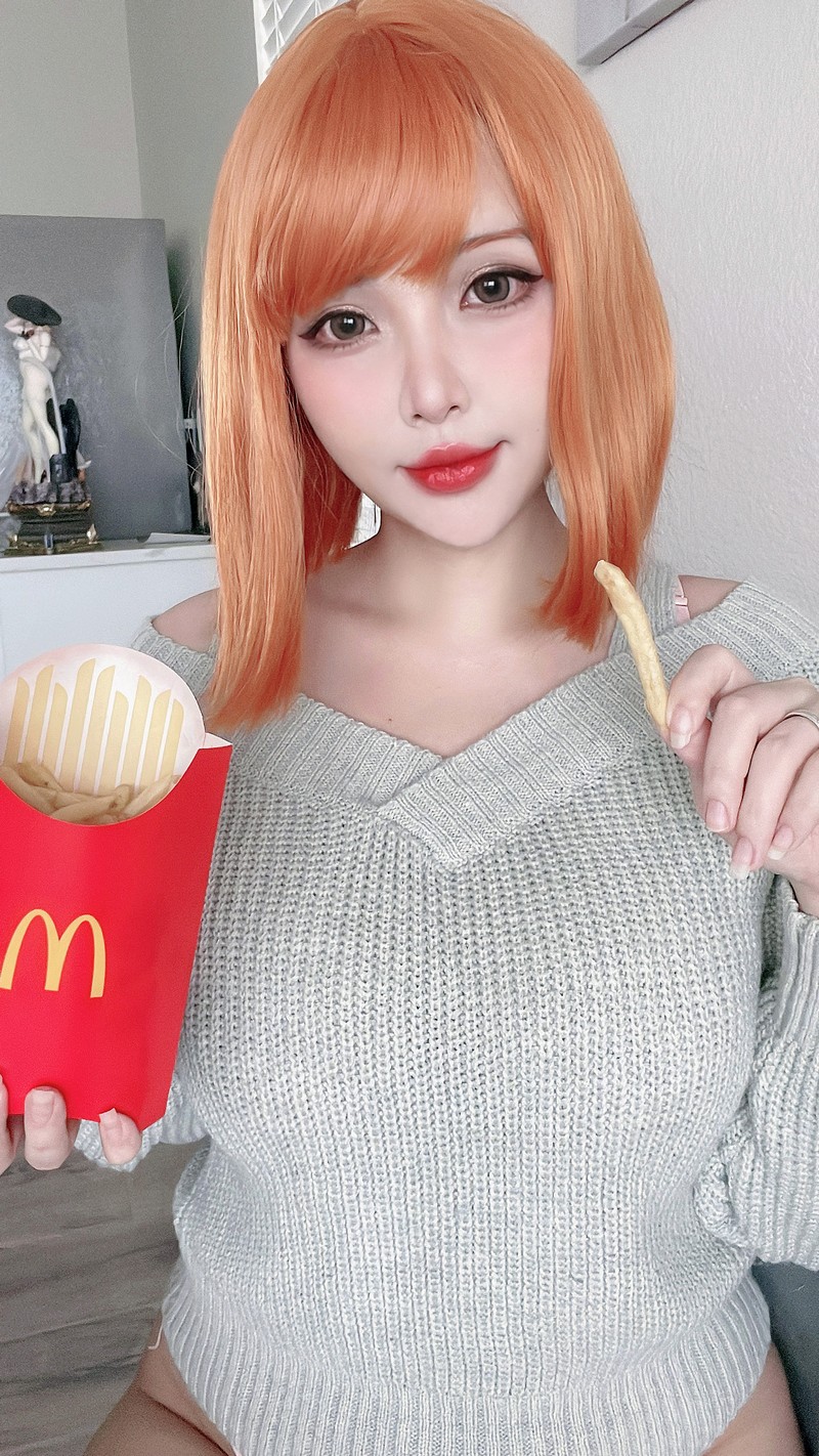 Hana Bunny 麦当劳妈妈 Cosplay写真｜McDonald’s Mommy 高清图片合集[17P-43.9M]插图5