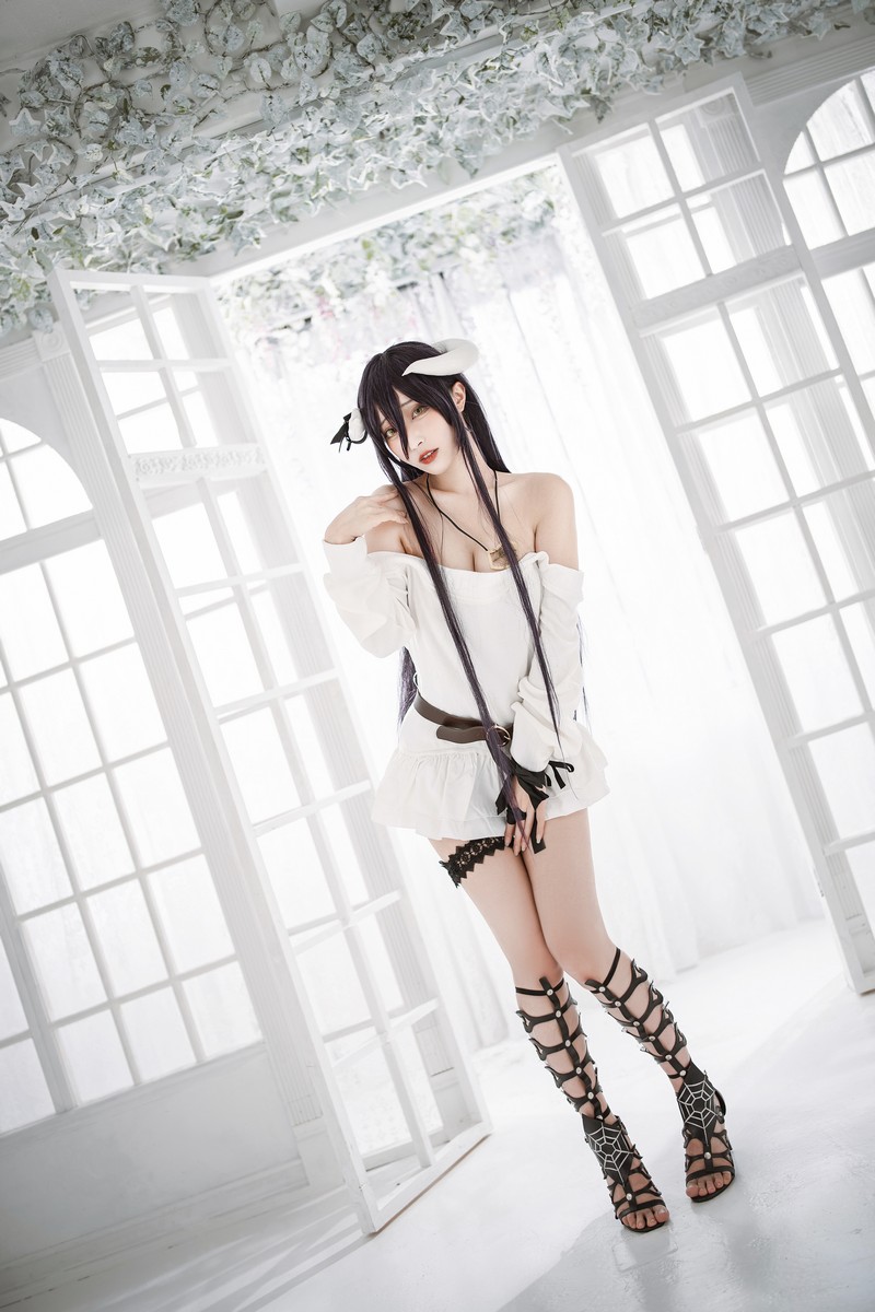 切切Celia 雅儿贝德 Albedo Cosplay Overlord 写真 39P插图1