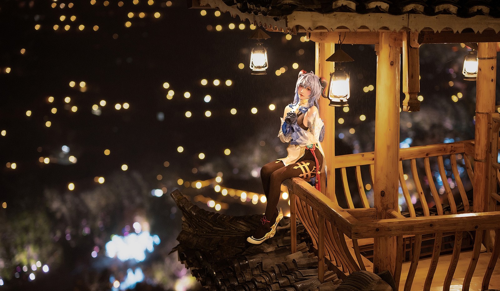 一千只猫薄禾写真 – 原神 甘雨 Cosplay 高清写真套图（16P / 38MB）插图4