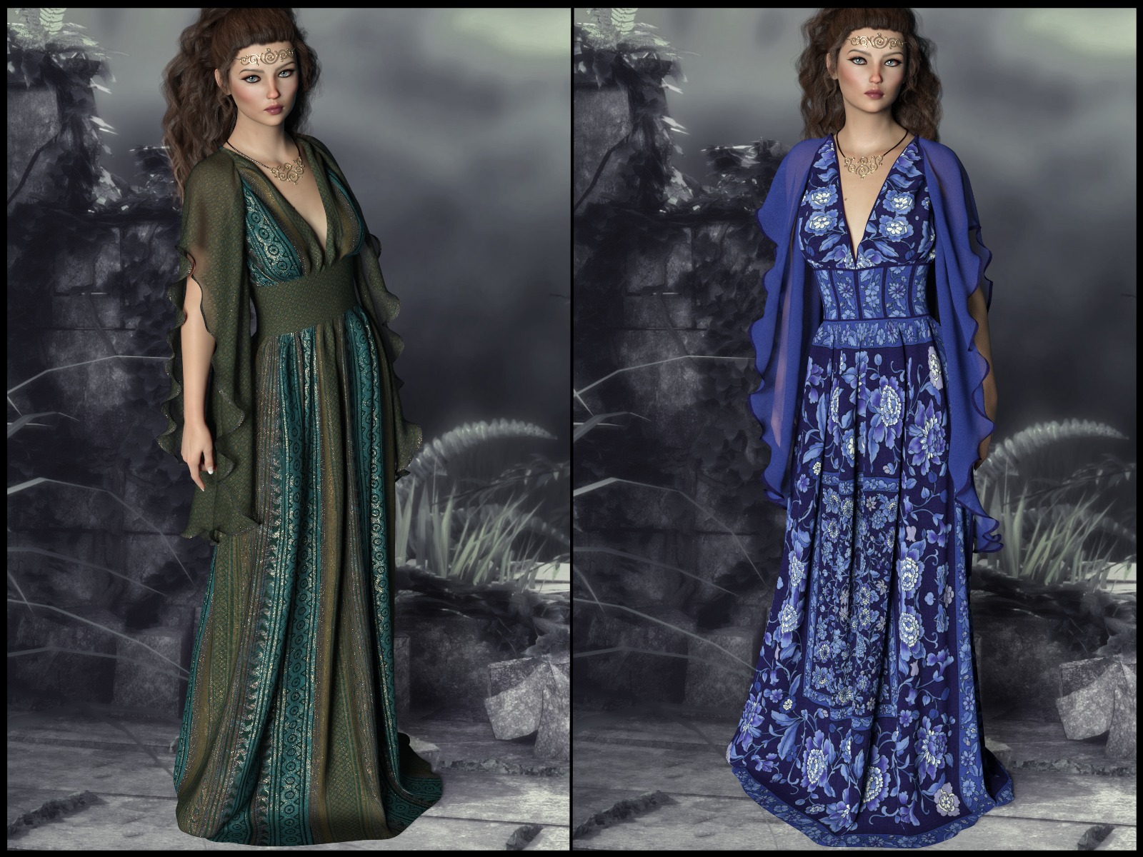 Epic: dForce - Lilium Dress for G8F Epic: dForce - Lilium Dress for G8F