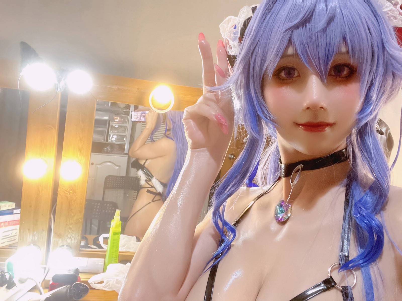 桜满三时 – 原神 甘雨魅魔写真照[130P-1.21G]插图6