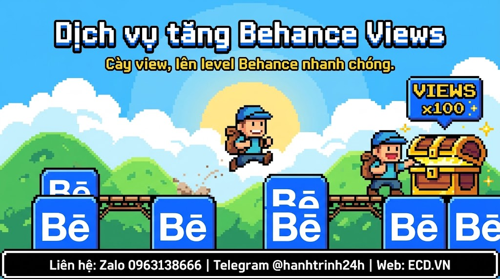 tăng behance views nhanh chóng adobe behance