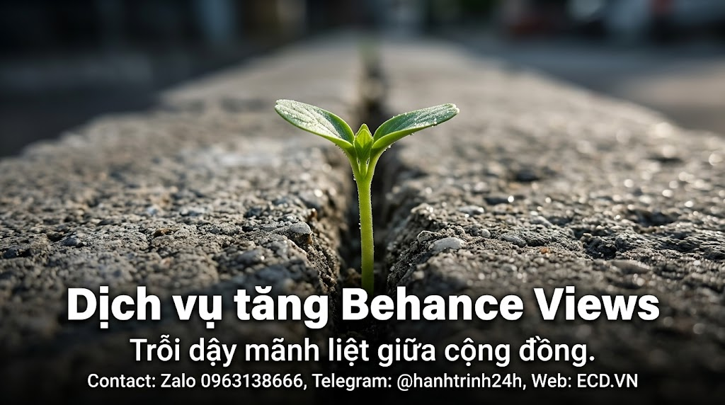 dịch vụ tăng behance views pro tăng follower