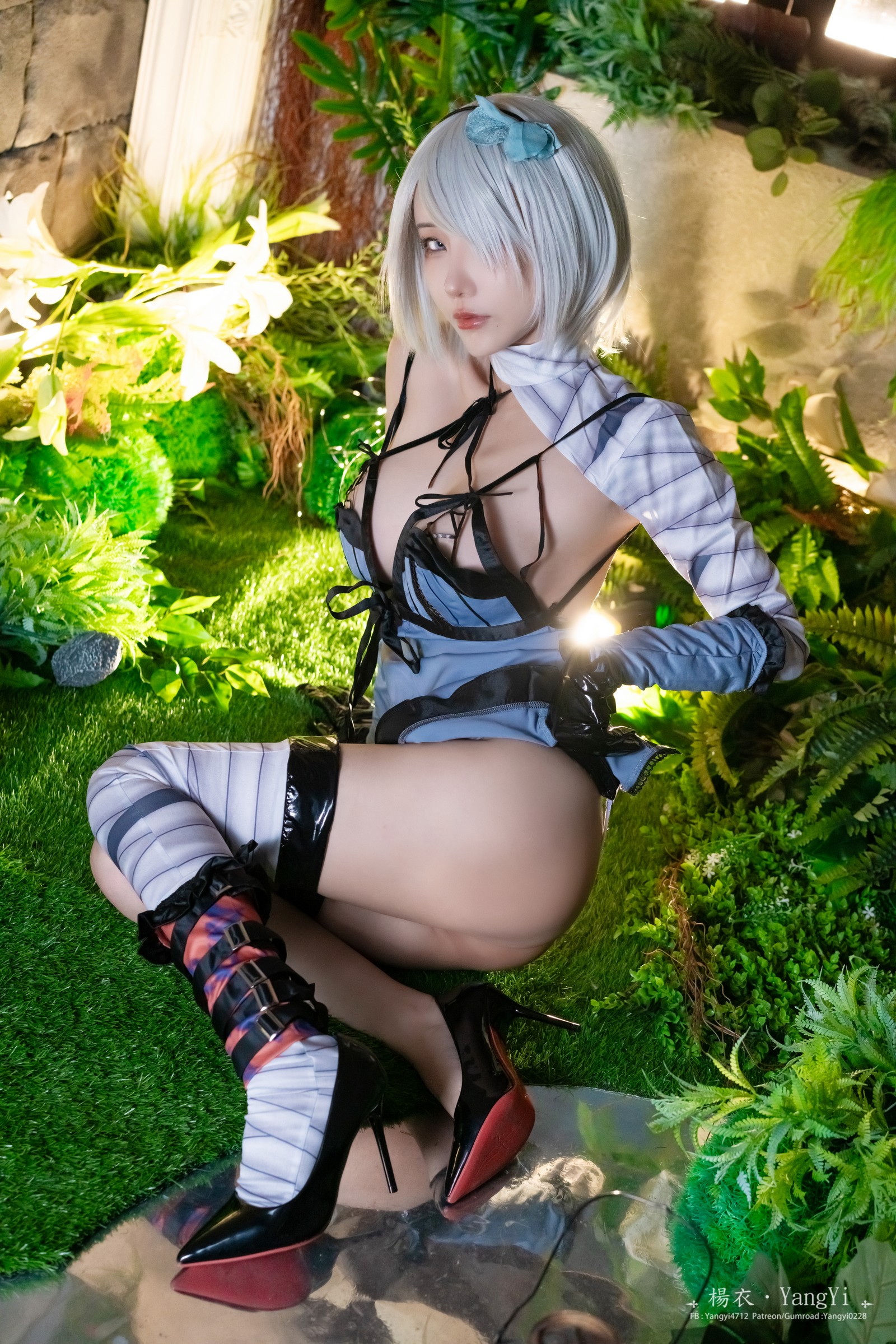 楊衣 Yangyi – 2B Cosplay 高清写真视频合集（59P+4V-488MB）尼尔机械纪元插图8