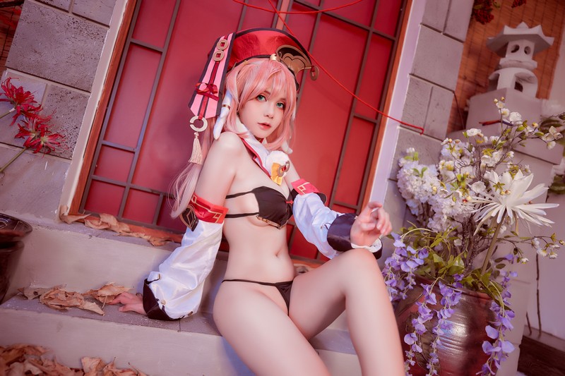 Joyce Lin2x Yanfei Cosplay Genshin Impact 高清图集 33P插图5