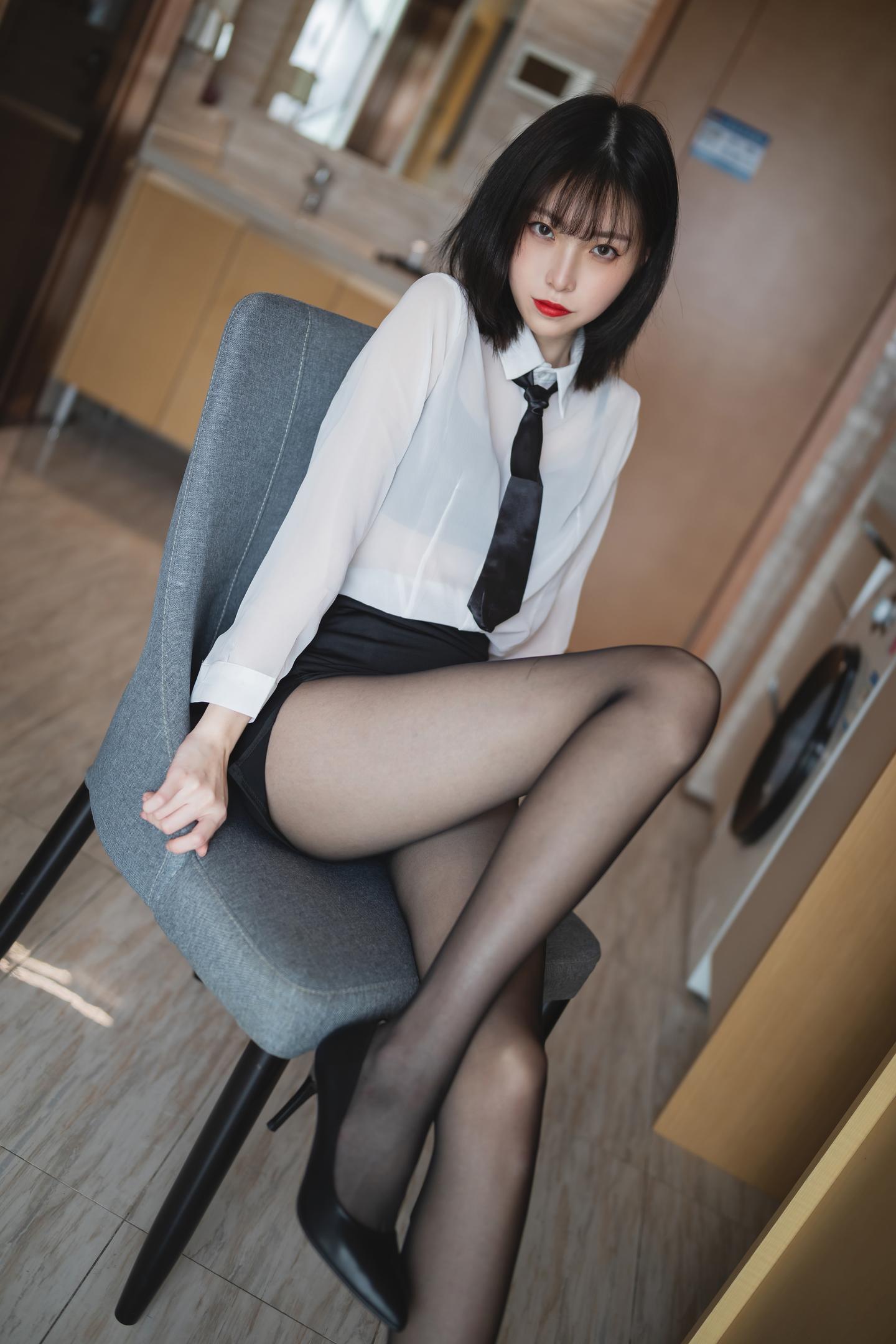 许岚LAN NO.004 OL制服 5