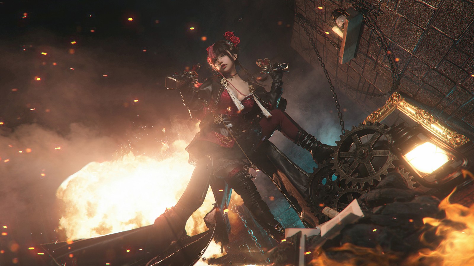 六二二同学 天谕手游 炎天 Cosplay 写真图集｜国风角色高清摄影（12P｜433MB）插图2