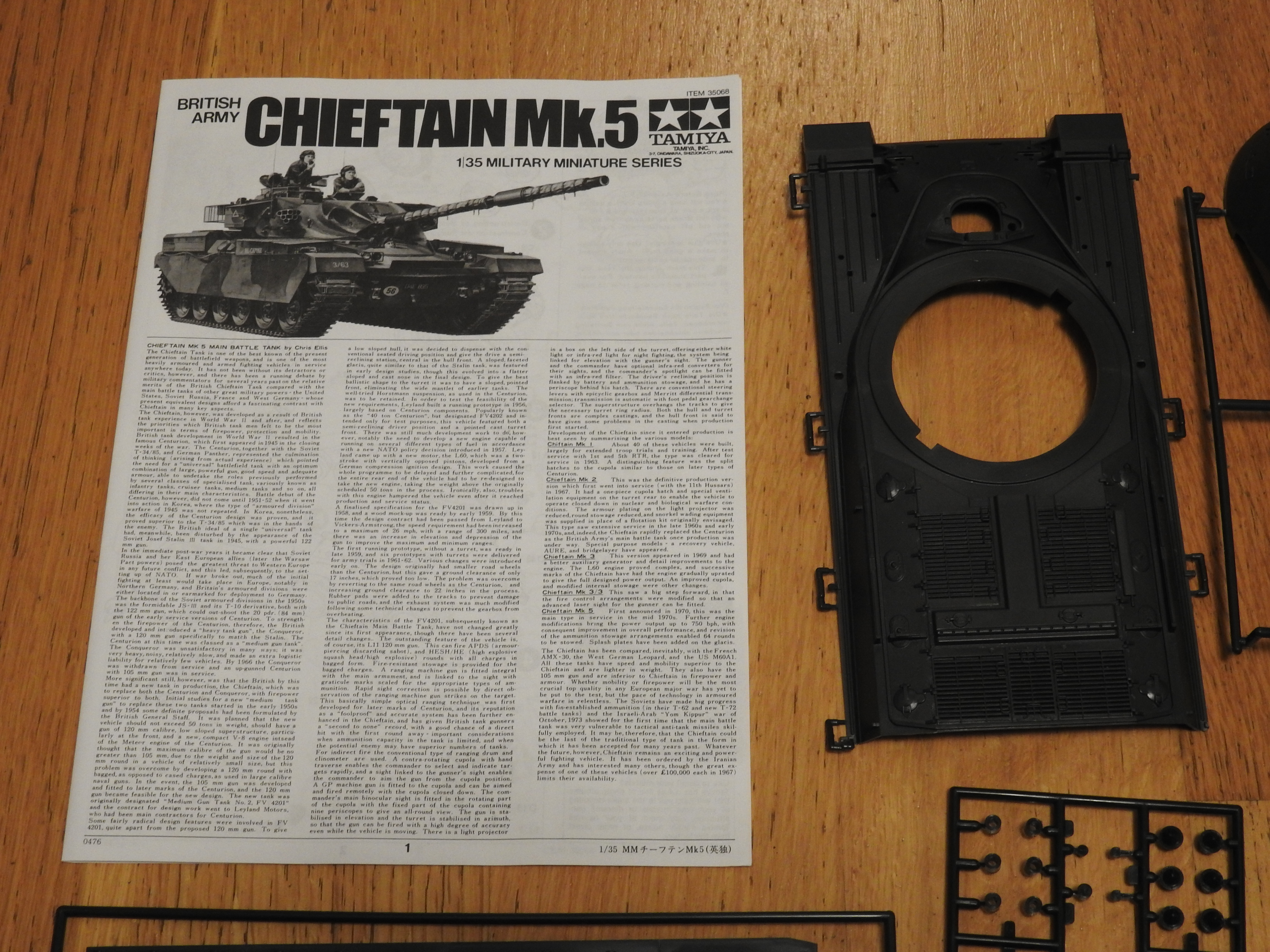 Chieftain Mk5, Tamiya, 1:35 DSCN7562