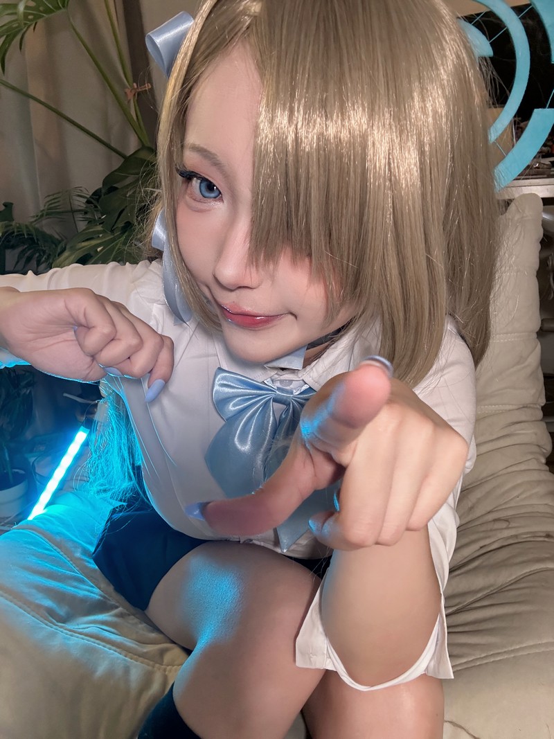 切切Celia 明日奈制服 Asuna Cosplay 自拍写真 17P+7V插图5