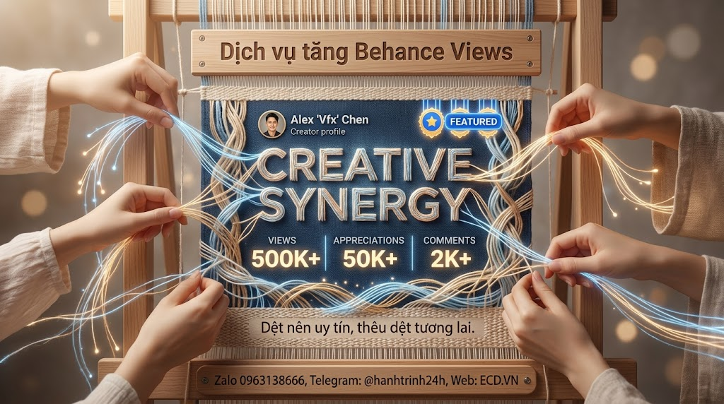 tăng behance views giá rẻ tăng impression