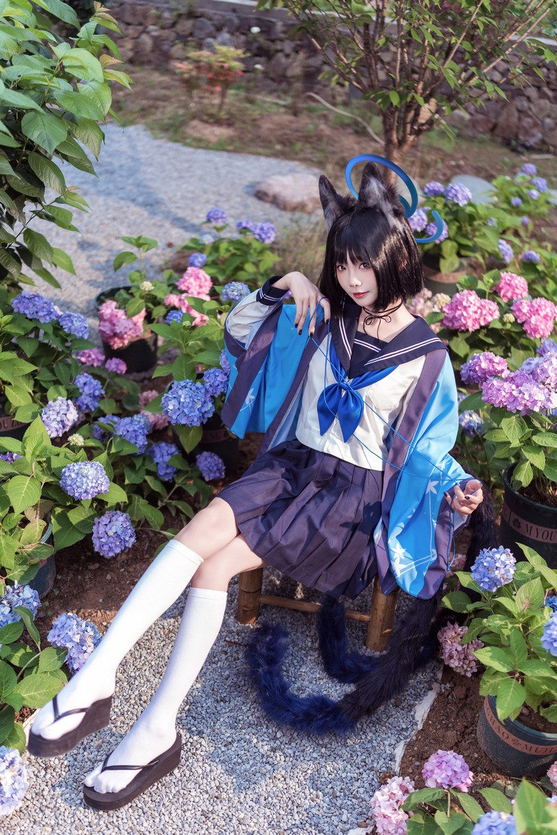 艾西Aiwest 桐生桔梗Cosplay写真图集 高清美图合集 48P (296.8M)插图1