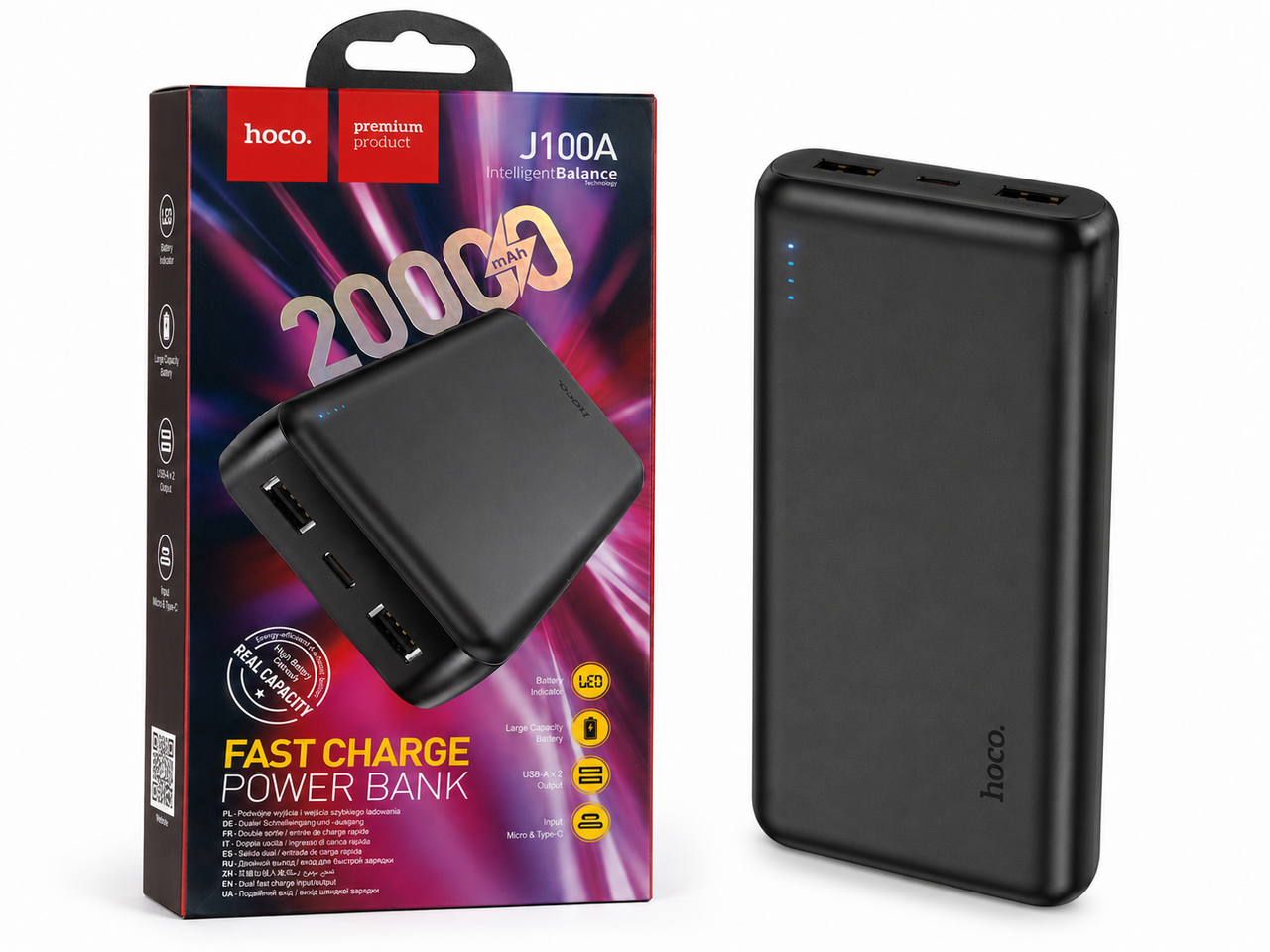 Hoco J100A 20000mAh Fast Charge Power Bank