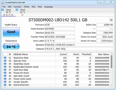 CrystalDiskInfo 8.6.1 Multilingual
