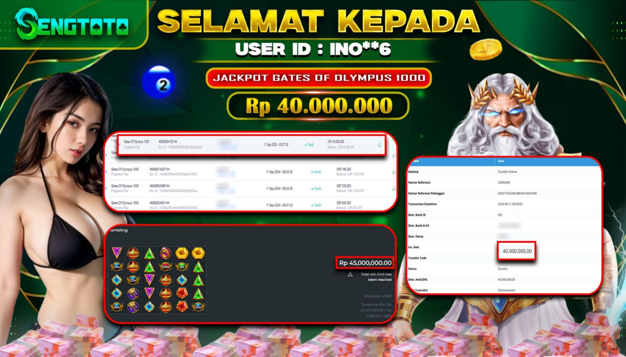 BUKTI PEMBAYARAN SLOT GATES OF OLYMPUS 1000