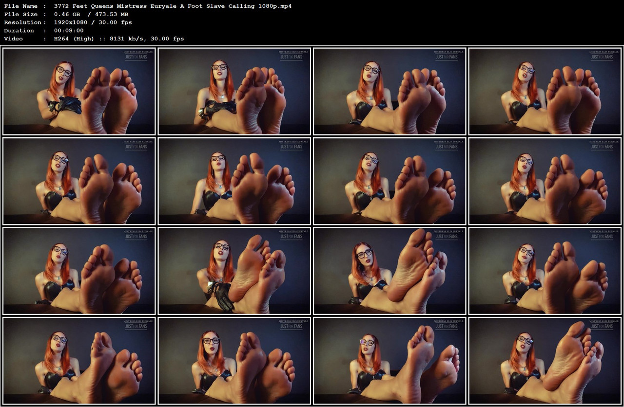 3772 Feet Queens Mistress Euryale A Foot Slave Calling 1080p mp4