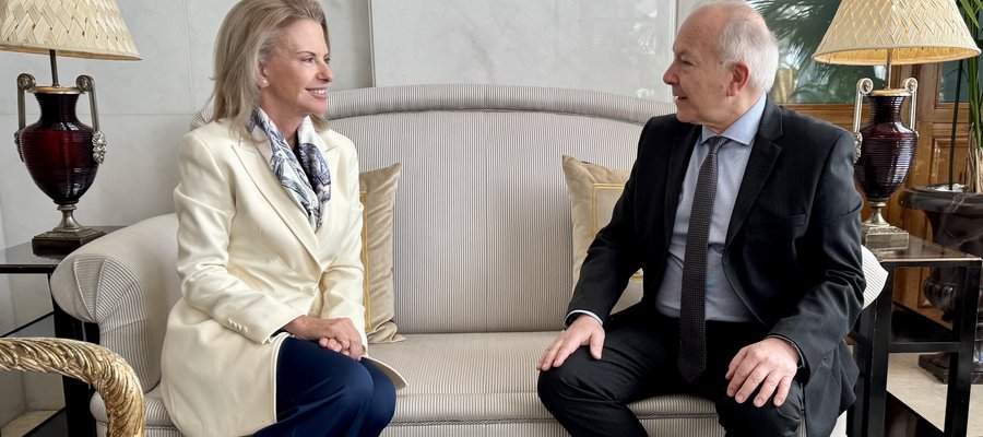 ΣΥΝΑΝΤΗΣΗ ΣΤΕΦΑΝΟΥ ΓΚΙΚΑ ΜΕ ΕΛΙΖΑ ΒΟΖΕΜΠΕΡΓΚ ΓΙΑ ΤΗΝ ΑΝΑΔΕΙΞΗ ΤΗΣ ΝΗΣΙΩΤΙΚΟΤΗΤΑΣ 