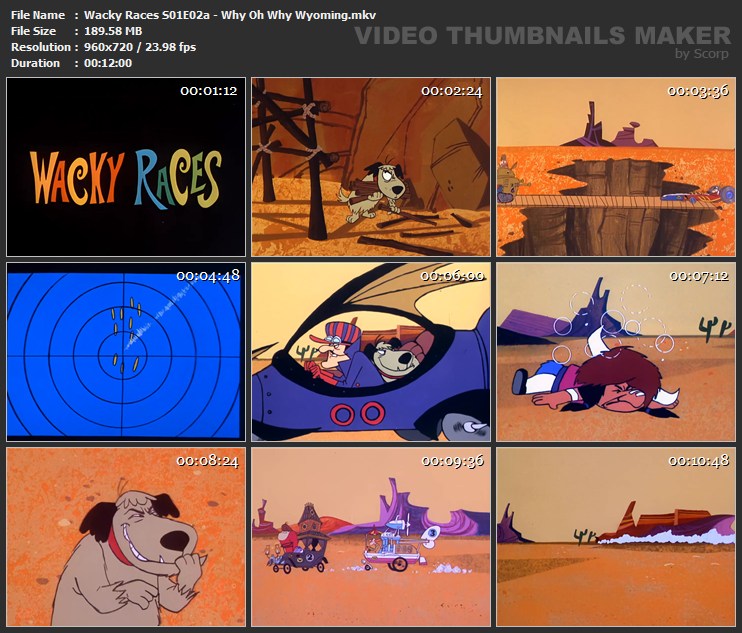 Wacky Races S01E02a - Why Oh Why Wyoming.mkv