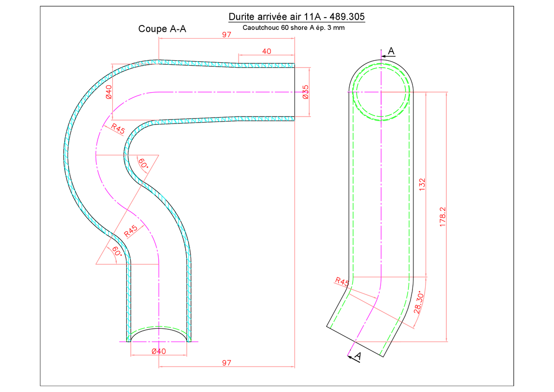 Durite air 11A-Détails