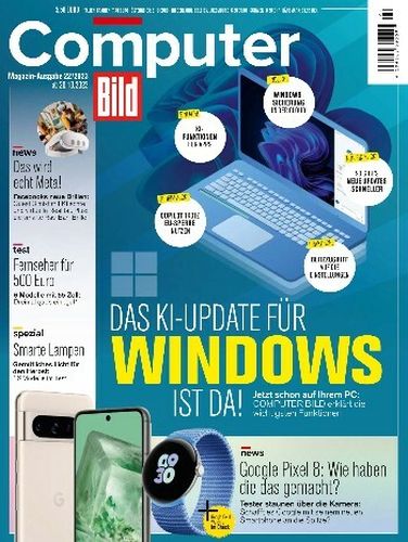 Computer Bild Magazin No 22 vom 20  Oktober 2023