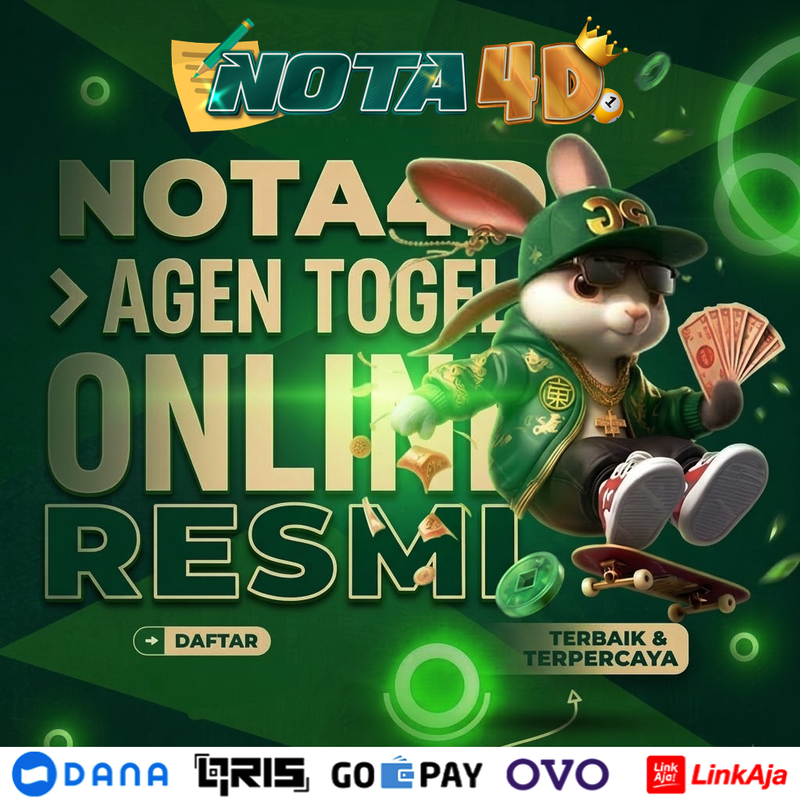 KENAPA HANYA DI NOTA4D??? Daftar Agen Togel Online Resmi Mudah WD Cepat Jackpot Besar