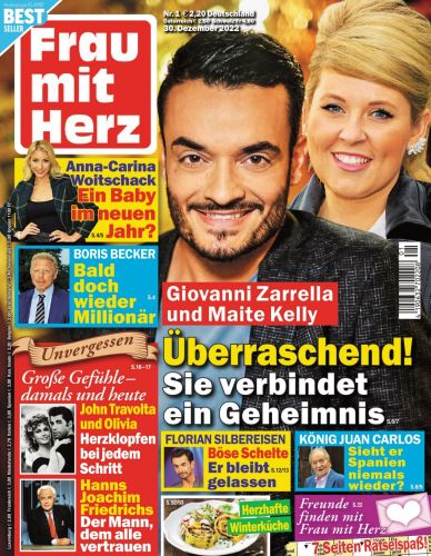 Cover: Frau mit Herz Frauenzeitschrift No 01 2023