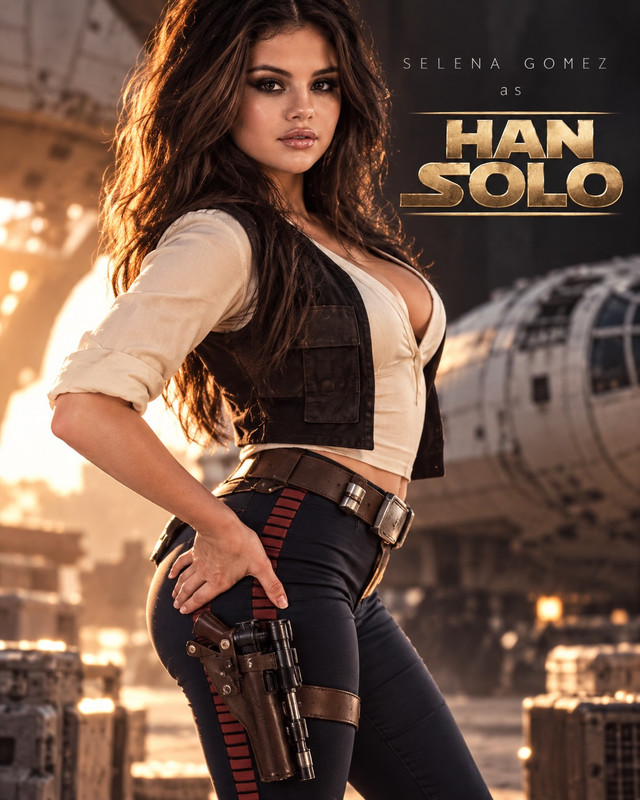 Selena Gomez Han Solo