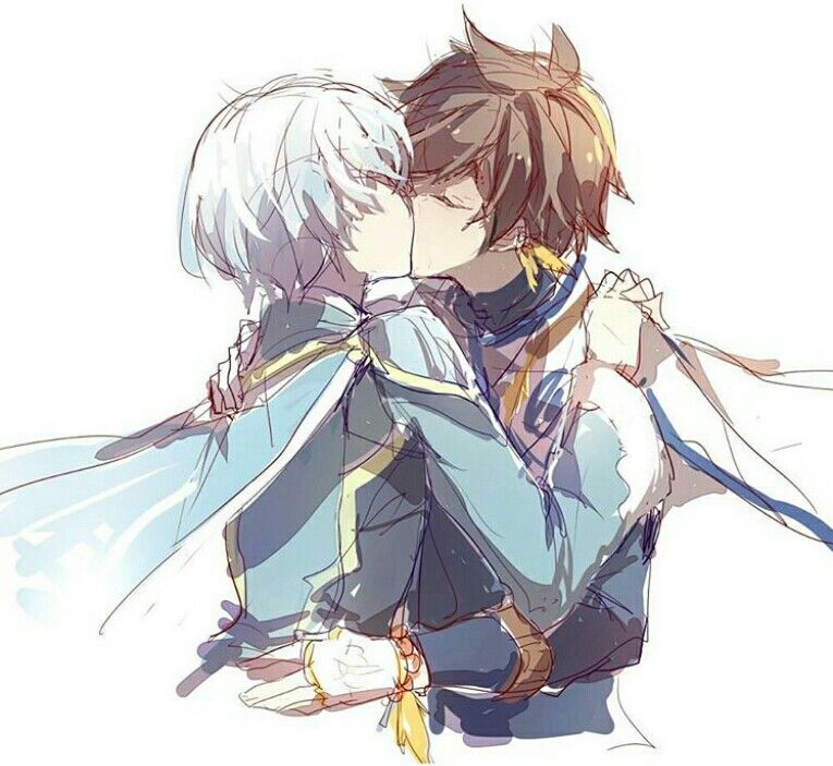 mikleo, sorey, and alisha diphda (tales of and 1 more) drawn by  chino_kawashiku