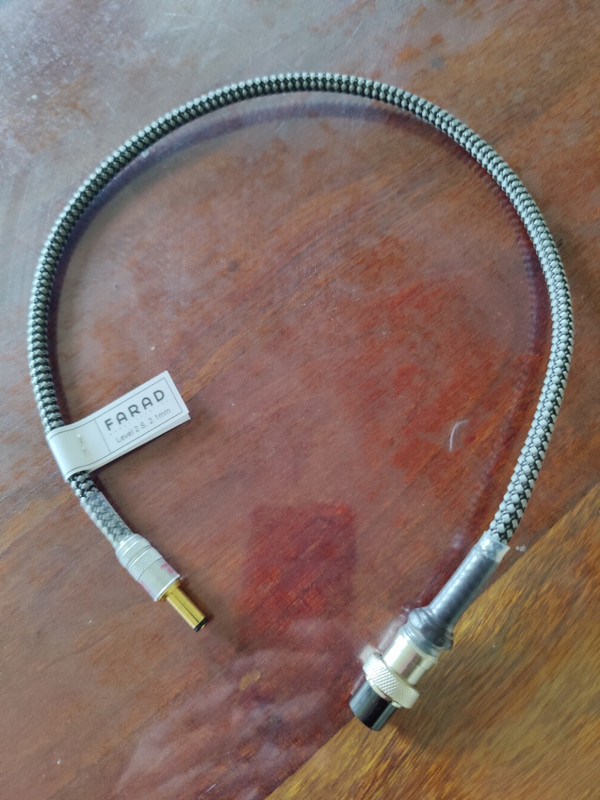 2024 - Câble FARAD L2-S câble, 50cm, GX16-4 to 5.5-2.1 mm