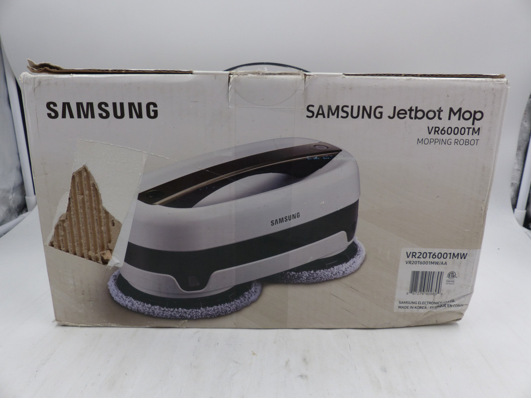 SAMSUNG JETBOT MOP VR6000TM MOPPING ROBOT NEW "AIRBORNE" DUAL SPIN TECH