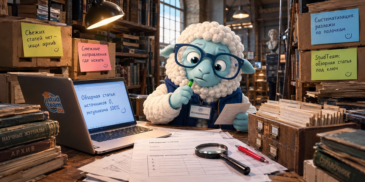 the sheep is sitting in a manuscript archive at a university department