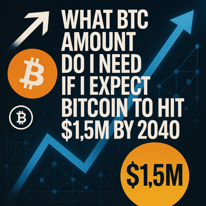 What BTC amount do I need if I expect Bitcoin to hit $1.5M by 2040