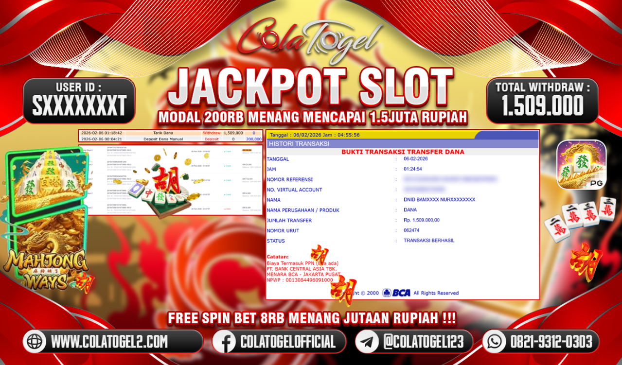 JACKPOT SLOT GACORR!!