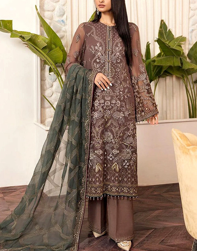 Luxury Handwork Embroidered Organza Wedding Dress 2025