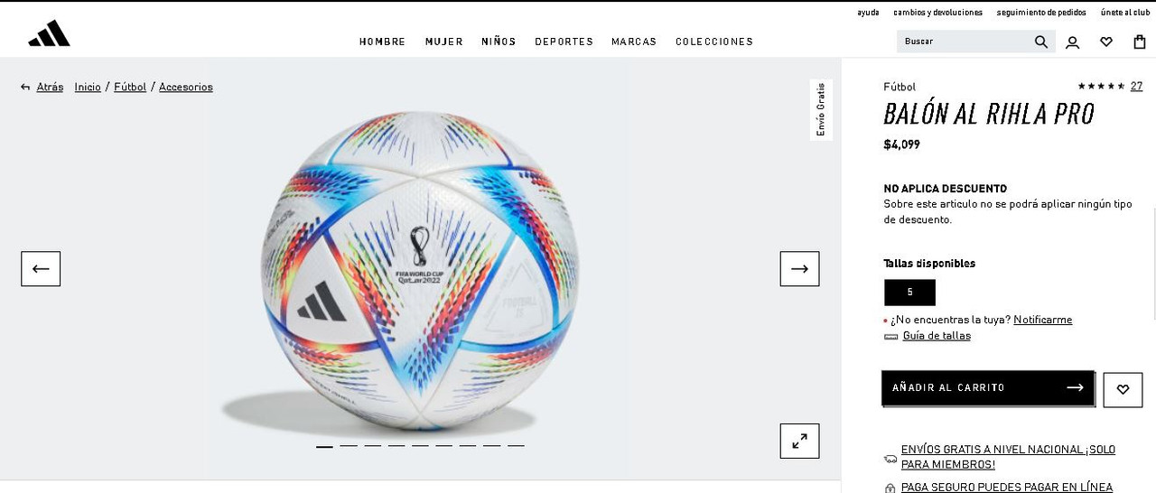 ¿Cómo es el balón oficial para el Mundial Qatar 2022?