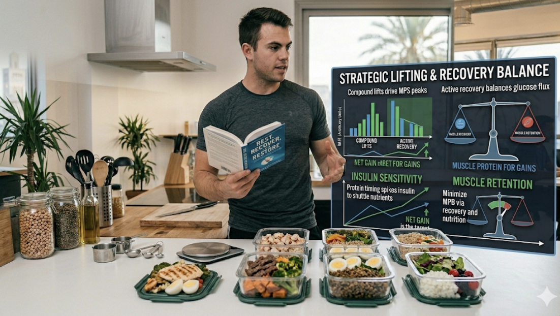 Clean bulk nutrition foods including lean protein, complex carbohydrates, healthy fats for muscle building diet plan