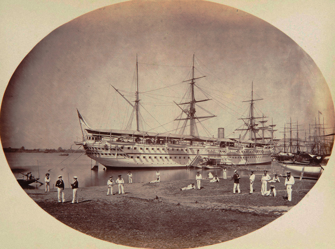 HMS Serapis в Калькутте, 1876