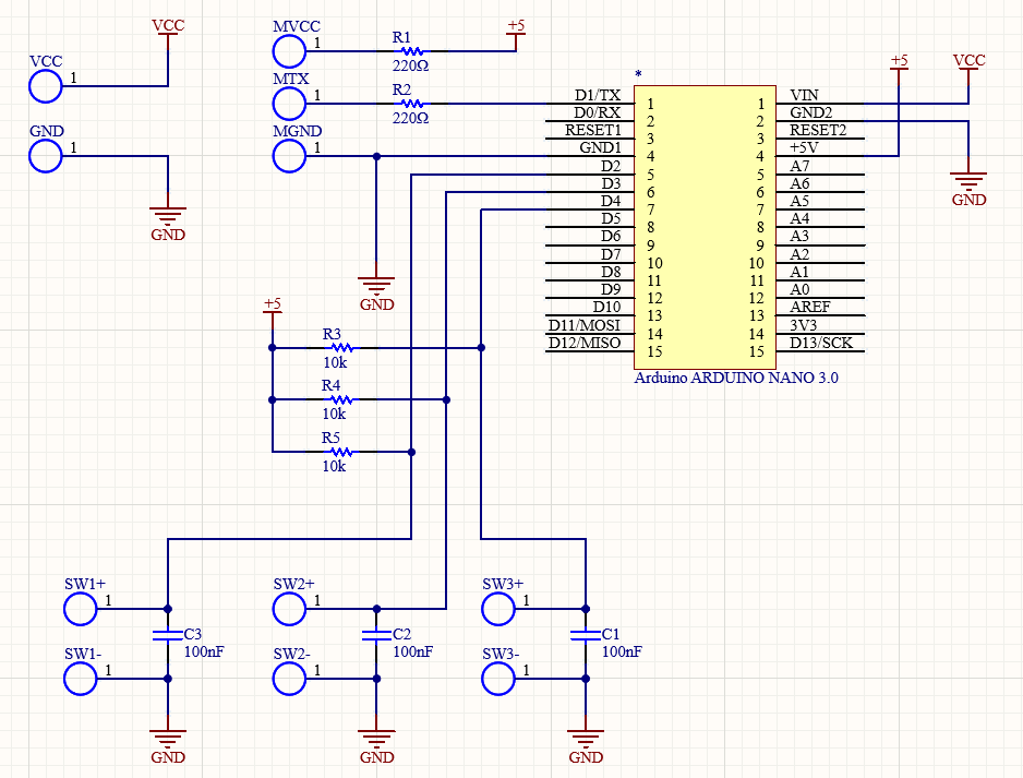 2021-06-19 11_58_10-MIDI Foot Controller.PrjPcb - CircuitMaker (2.0.0)