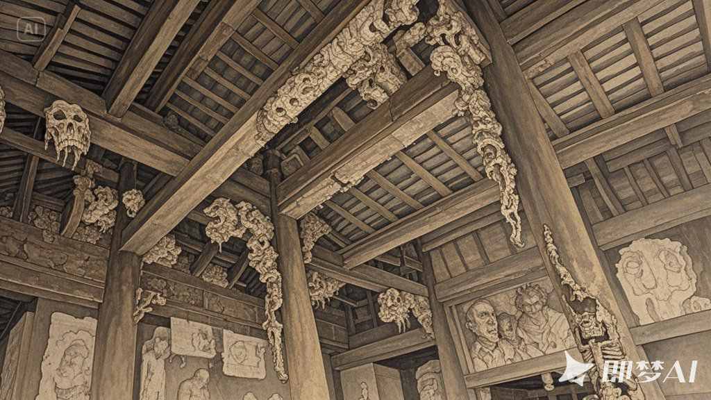 老父刚走两月，儿夜听房响，妇骂驱鬼反被撞身亡(图1)