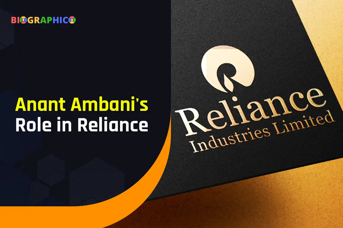 Anant Ambani's Role in Reliance