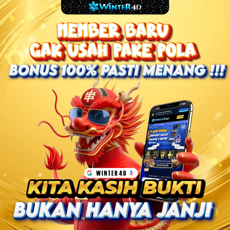 WINTER4D menyediakan toto slot super gacor dengan deposit 5k via qris, member baru pasti wd dengan RTP tingkat tinggi 98%+. Prediksi jitu, memiliki pola terupdate, WD hanya 30 detik!