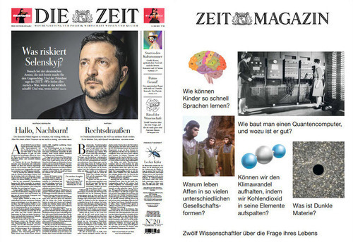 Cover: Die Zeit mit Zeit Magazin No 16 vom 11  Mai 2023
