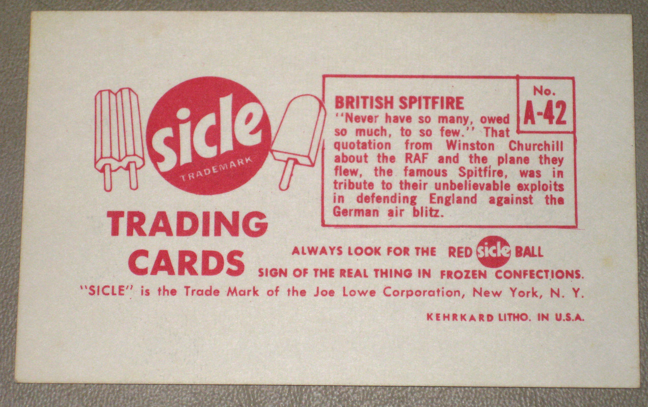 Sicle A42 Spitfire Reverse