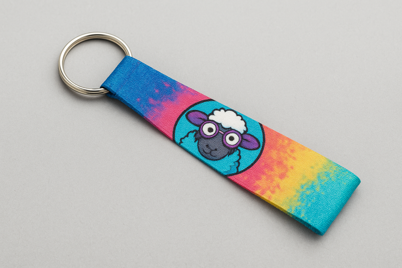 Schlüsselanhänger am Schlüsselbund – individuelles Design von SideSocks