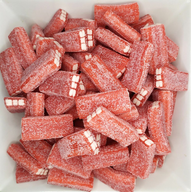 Briques acidulees bonbons