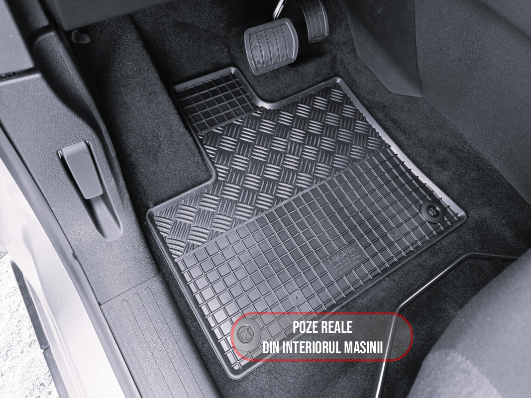 Set 4 covorase Peugeot E-Rifter 5M 2019-prezent, din cauciuc 100%, compatibile cu autoturismul PEUGEOT e-Rifter