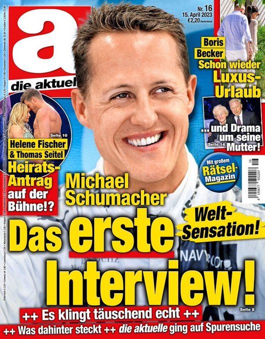 prima intervista con Michael Schumacher intelligenza artificiale