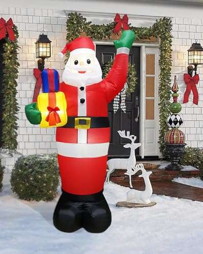 Amazon: Infable Navideño Santa Claus 1,8 m 
