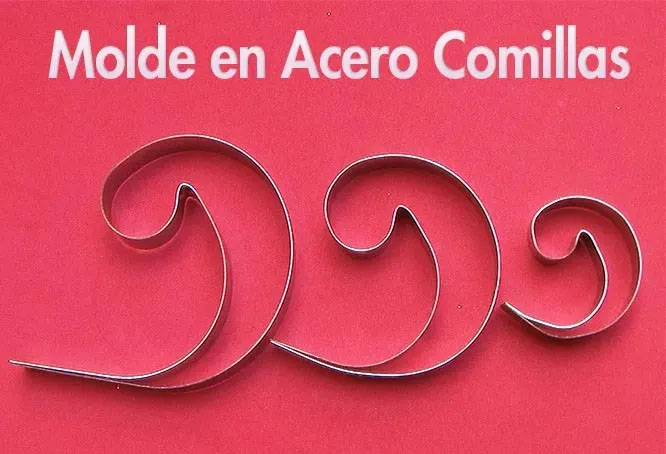 Cortador de Comillas para decoración pasta y porcelanicrón marcador